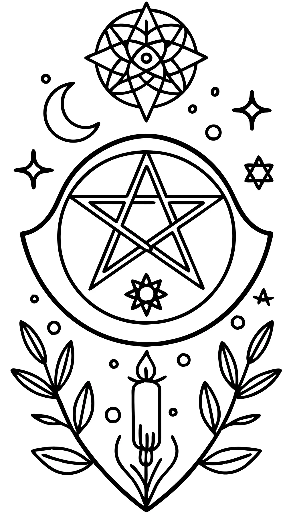 pagan coloring pages